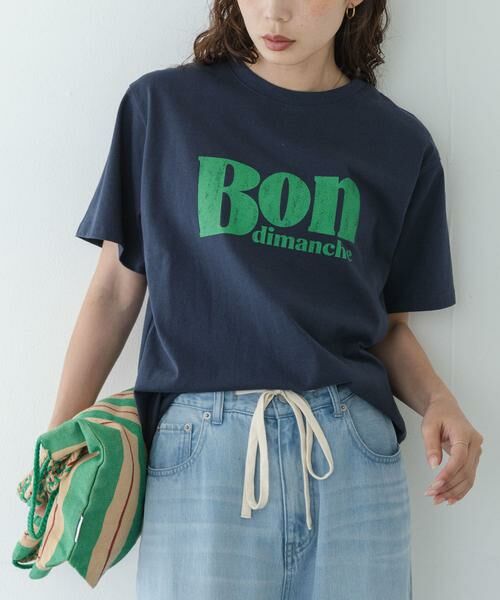 Sonny Label / サニーレーベル Tシャツ | アソートロゴプリントTシャツ（ネイビー）