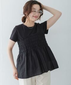 Sonny Label / サニーレーベル Tシャツ | シャーリングビスチェコンビプルオーバー