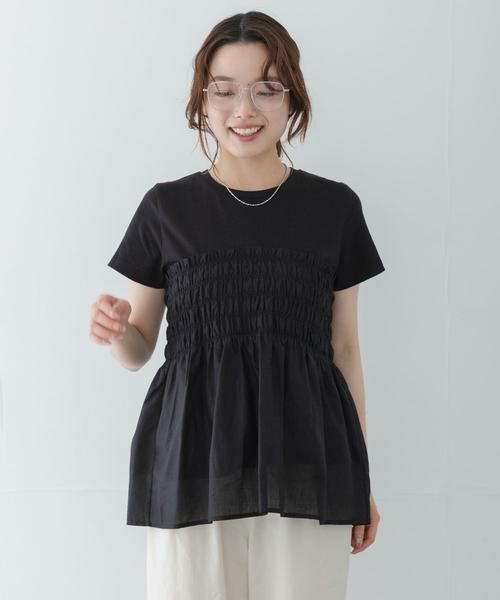 Sonny Label / サニーレーベル Tシャツ | シャーリングビスチェコンビプルオーバー | 詳細1