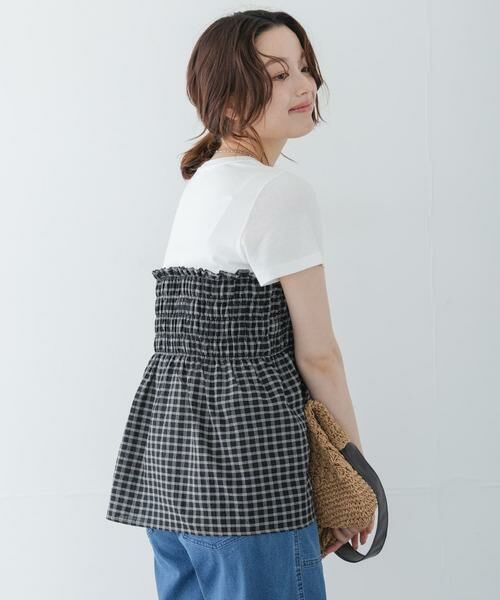 Sonny Label / サニーレーベル Tシャツ | シャーリングビスチェコンビプルオーバー | 詳細13