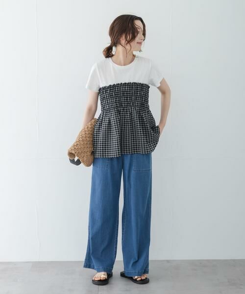 Sonny Label / サニーレーベル Tシャツ | シャーリングビスチェコンビプルオーバー | 詳細14
