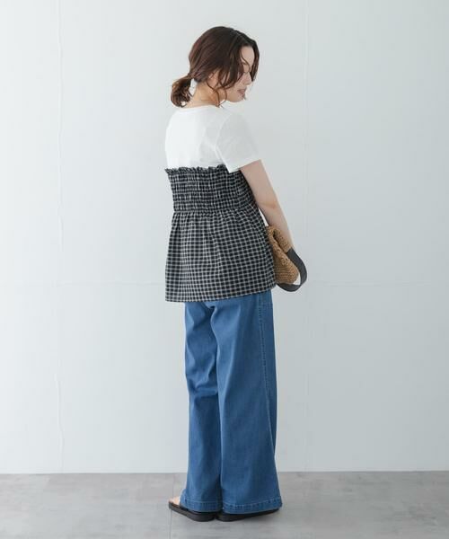 Sonny Label / サニーレーベル Tシャツ | シャーリングビスチェコンビプルオーバー | 詳細15