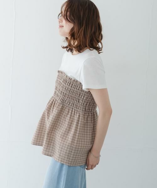 Sonny Label / サニーレーベル Tシャツ | シャーリングビスチェコンビプルオーバー | 詳細19