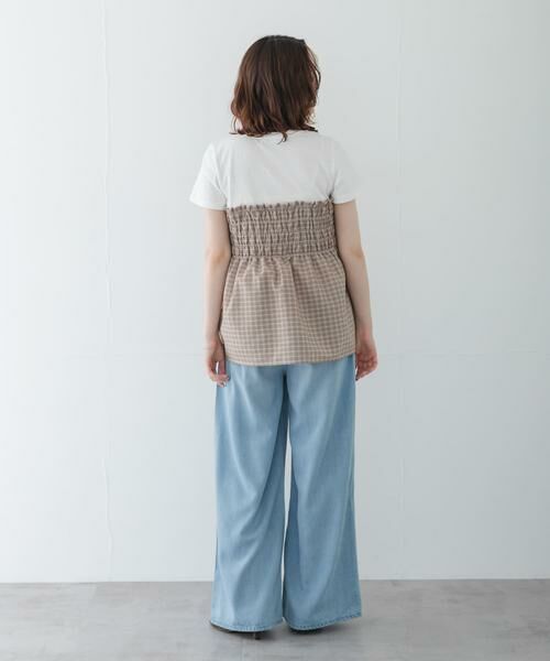 Sonny Label / サニーレーベル Tシャツ | シャーリングビスチェコンビプルオーバー | 詳細23