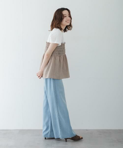 Sonny Label / サニーレーベル Tシャツ | シャーリングビスチェコンビプルオーバー | 詳細24