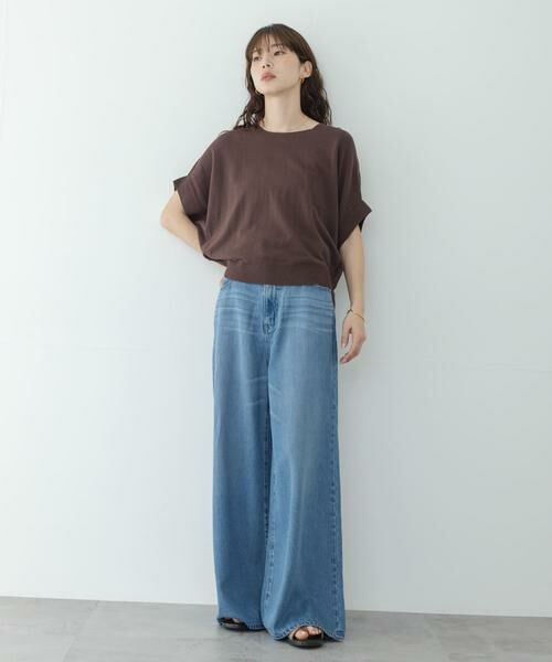 Sonny Label / サニーレーベル ニット・セーター | クールミストコクーンフレンチニットプルオーバー | 詳細6