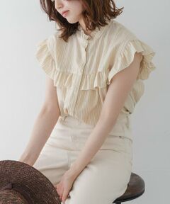 Sonny Label / サニーレーベル シャツ・ブラウス | スタンドカラーフリルシャツブラウス