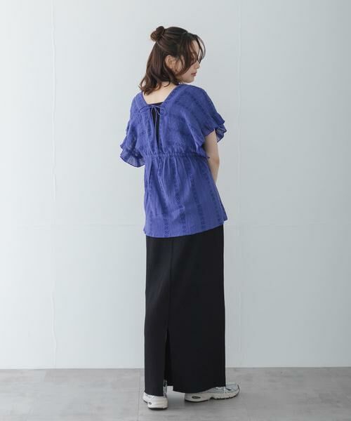 Sonny Label / サニーレーベル シャツ・ブラウス | 楊柳ドビーシャーリングブラウス | 詳細6