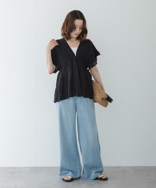 Sonny Label / サニーレーベル シャツ・ブラウス | 楊柳ドビーシャーリングブラウス | 詳細26