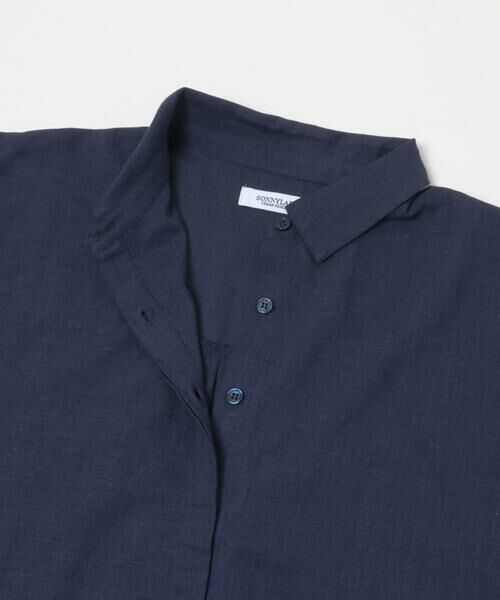 Sonny Label / サニーレーベル シャツ・ブラウス | リネン混クロップドドルマンシャツ | 詳細9