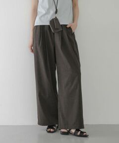 Sonny Label / サニーレーベル その他パンツ | 機能素材イージーワイドパンツ