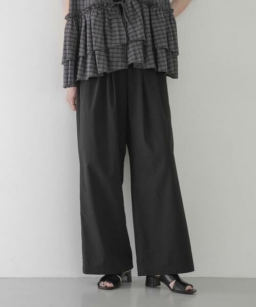 Sonny Label / サニーレーベル その他パンツ | 機能素材イージーワイドパンツ | 詳細15