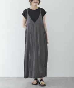 Sonny Label / サニーレーベル ワンピース | 『WEB限定』Tシャツ×プリーツキャミワンピース SET