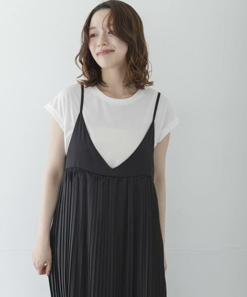 Sonny Label / サニーレーベル ワンピース | 『WEB限定』Tシャツ×プリーツキャミワンピース SET | 詳細1