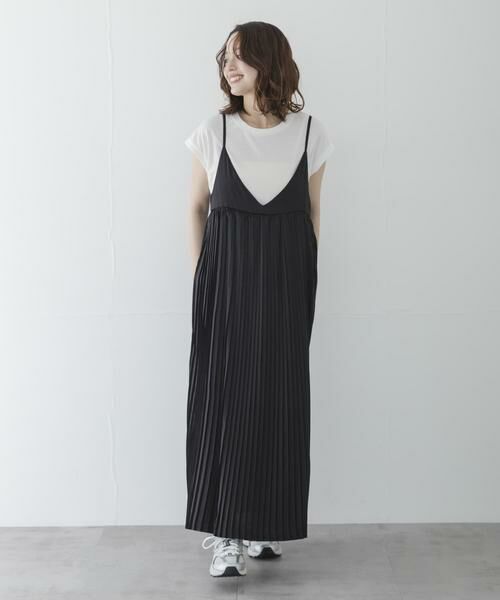 Sonny Label / サニーレーベル ワンピース | 『WEB限定』Tシャツ×プリーツキャミワンピース SET | 詳細4