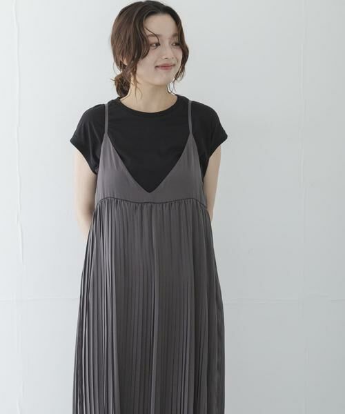 Sonny Label / サニーレーベル ワンピース | 『WEB限定』Tシャツ×プリーツキャミワンピース SET | 詳細15