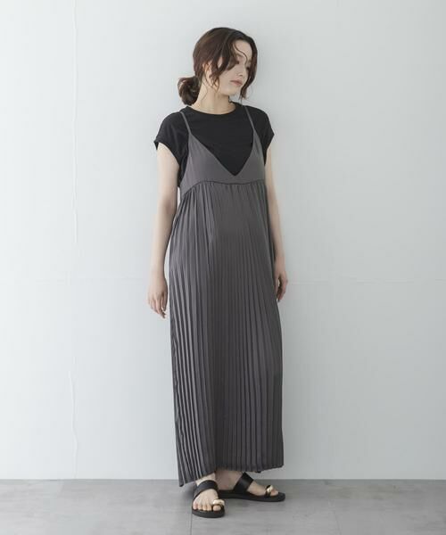 Sonny Label / サニーレーベル ワンピース | 『WEB限定』Tシャツ×プリーツキャミワンピース SET | 詳細17