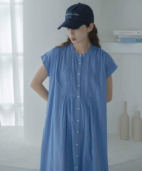 Sonny Label / サニーレーベル ワンピース | エアリーコットンピンタックワンピース（ブルー）