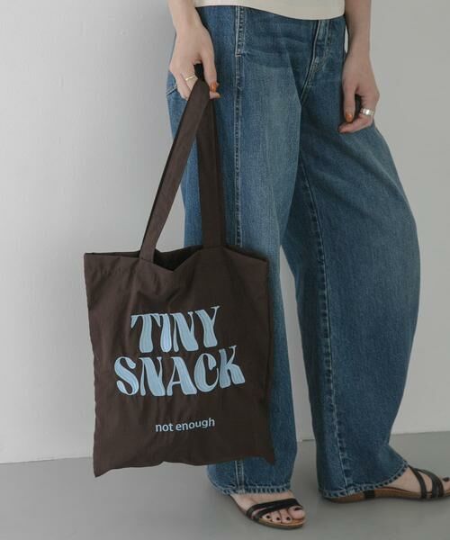 Sonny Label / サニーレーベル トートバッグ | ナイロン刺繍トートバッグ（ブラウン）