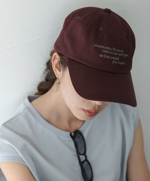 Sonny Label / サニーレーベル キャップ | エンブロイダリーメッセージキャップ（ブラウン）