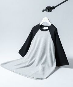 Sonny Label / サニーレーベル Tシャツ | 配色ワッフルラグランショートスリーブTシャツ