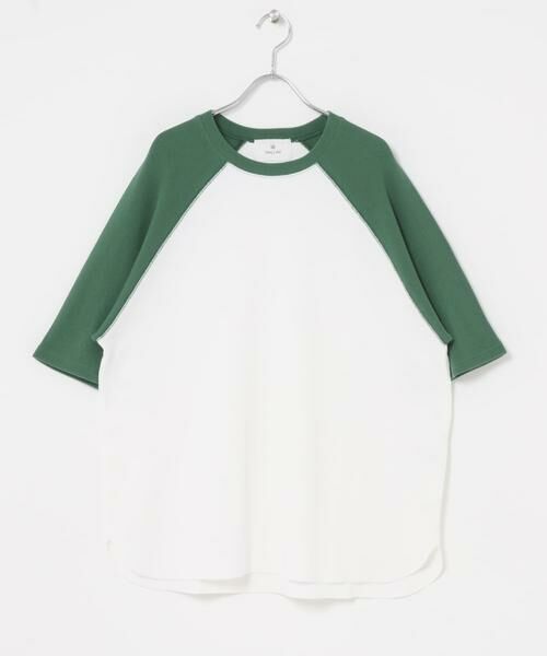 Sonny Label / サニーレーベル Tシャツ | 配色ワッフルラグランショートスリーブTシャツ | 詳細11