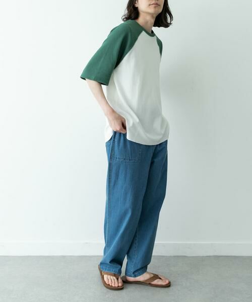 Sonny Label / サニーレーベル Tシャツ | 配色ワッフルラグランショートスリーブTシャツ | 詳細6