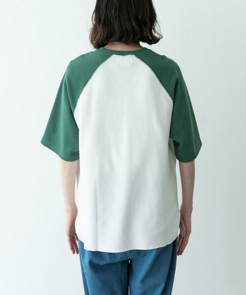 Sonny Label / サニーレーベル Tシャツ | 配色ワッフルラグランショートスリーブTシャツ | 詳細9