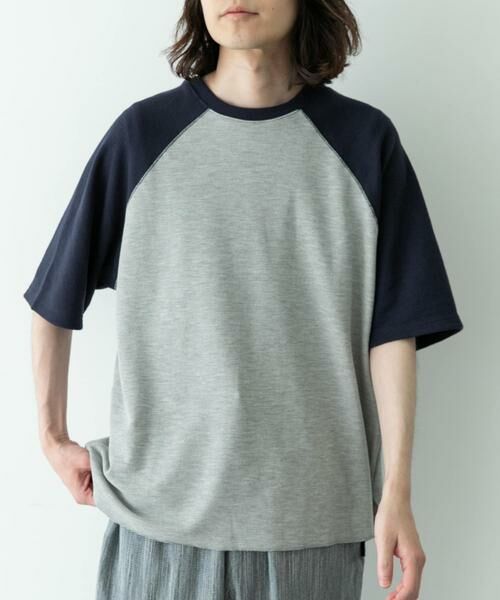 Sonny Label / サニーレーベル Tシャツ | 配色ワッフルラグランショートスリーブTシャツ | 詳細15