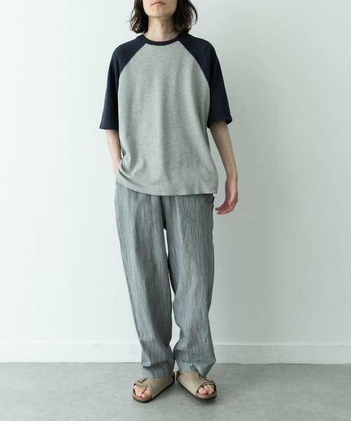Sonny Label / サニーレーベル Tシャツ | 配色ワッフルラグランショートスリーブTシャツ | 詳細16