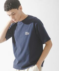 Sonny Label / サニーレーベル Tシャツ | ワンポイント刺繍ショートスリーブTシャツ