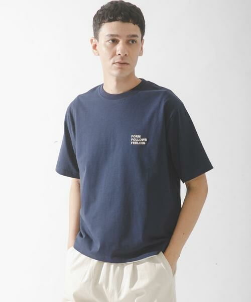 Sonny Label / サニーレーベル Tシャツ | ワンポイント刺繍ショートスリーブTシャツ | 詳細2