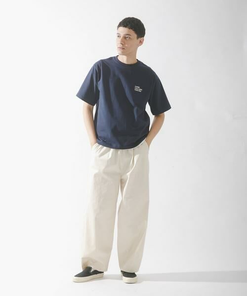 Sonny Label / サニーレーベル Tシャツ | ワンポイント刺繍ショートスリーブTシャツ | 詳細5