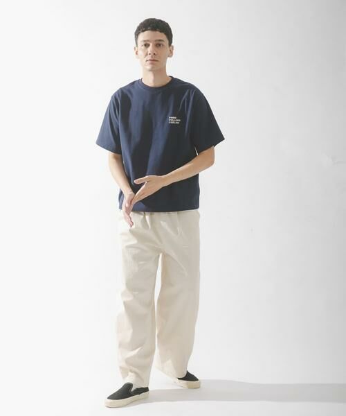 Sonny Label / サニーレーベル Tシャツ | ワンポイント刺繍ショートスリーブTシャツ | 詳細7