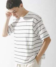 Sonny Label / サニーレーベル Tシャツ | スラブ天竺ボーダーショートスリーブTシャツ