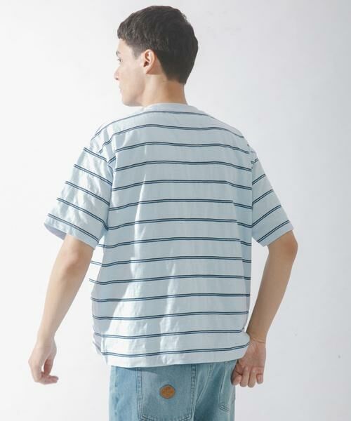 Sonny Label / サニーレーベル Tシャツ | スラブ天竺ボーダーショートスリーブTシャツ | 詳細2