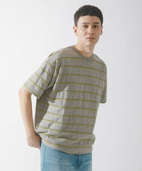 Sonny Label / サニーレーベル Tシャツ | スラブ天竺ボーダーショートスリーブTシャツ | 詳細28