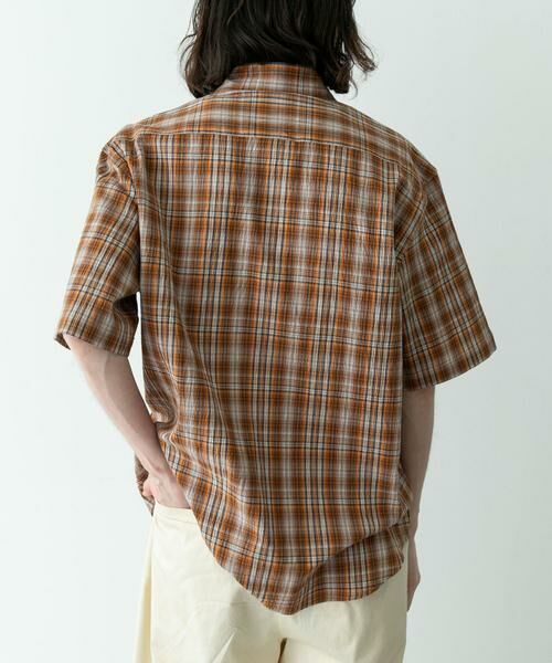Sonny Label / サニーレーベル シャツ・ブラウス | ワッシャーチェックショートスリーブシャツ | 詳細3