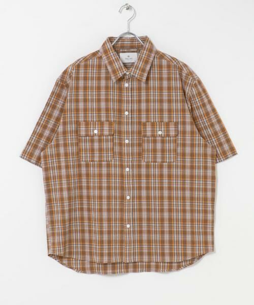 Sonny Label / サニーレーベル シャツ・ブラウス | ワッシャーチェックショートスリーブシャツ | 詳細9