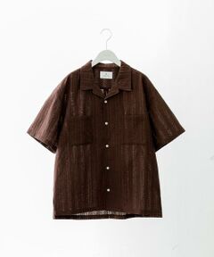 Sonny Label / サニーレーベル シャツ・ブラウス | レース刺繍ショートスリーブシャツ