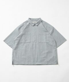 Sonny Label / サニーレーベル シャツ・ブラウス | シアサッカーハーフジッププルオーバー