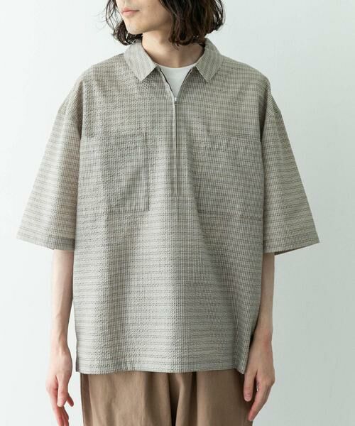 Sonny Label / サニーレーベル シャツ・ブラウス | シアサッカーハーフジッププルオーバー | 詳細27