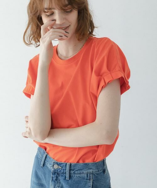 Sonny Label / サニーレーベル Tシャツ | 接触冷感タックスリーブプルオーバー（レッド系その他）