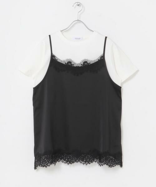 Sonny Label / サニーレーベル Tシャツ | レースキャミソール×Tシャツ SET | 詳細18