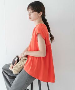 Sonny Label / サニーレーベル Tシャツ | 接触冷感バックフレアフレンチTシャツ