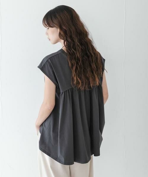 Sonny Label / サニーレーベル Tシャツ | 接触冷感バックフレアフレンチTシャツ | 詳細20