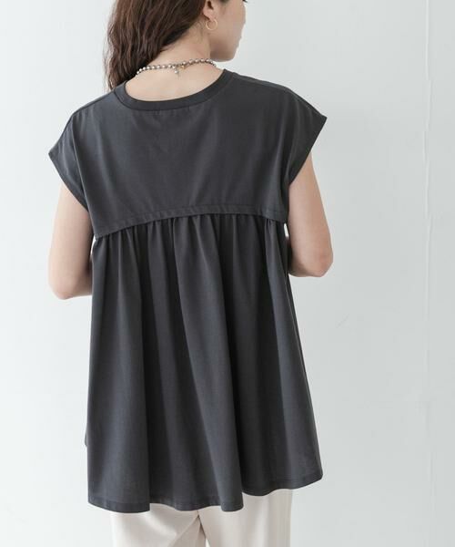 Sonny Label / サニーレーベル Tシャツ | 接触冷感バックフレアフレンチTシャツ | 詳細21