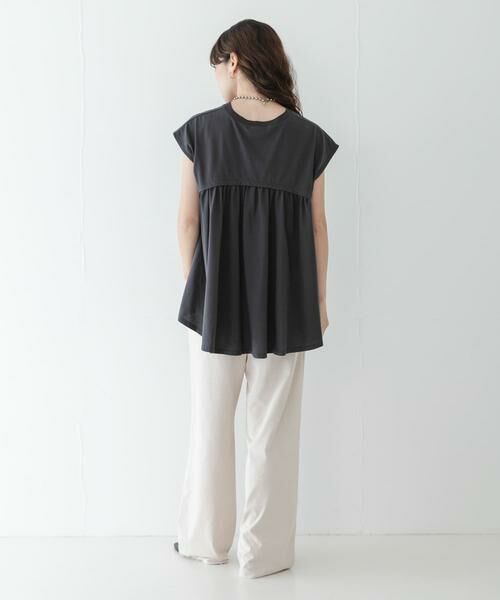 Sonny Label / サニーレーベル Tシャツ | 接触冷感バックフレアフレンチTシャツ | 詳細24