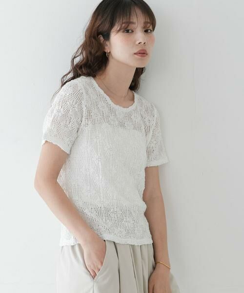 Sonny Label / サニーレーベル Tシャツ | ベーシックレースTシャツ | 詳細3
