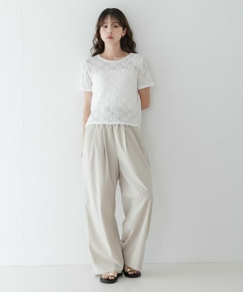 Sonny Label / サニーレーベル Tシャツ | ベーシックレースTシャツ | 詳細6